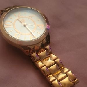 Rose gold watch